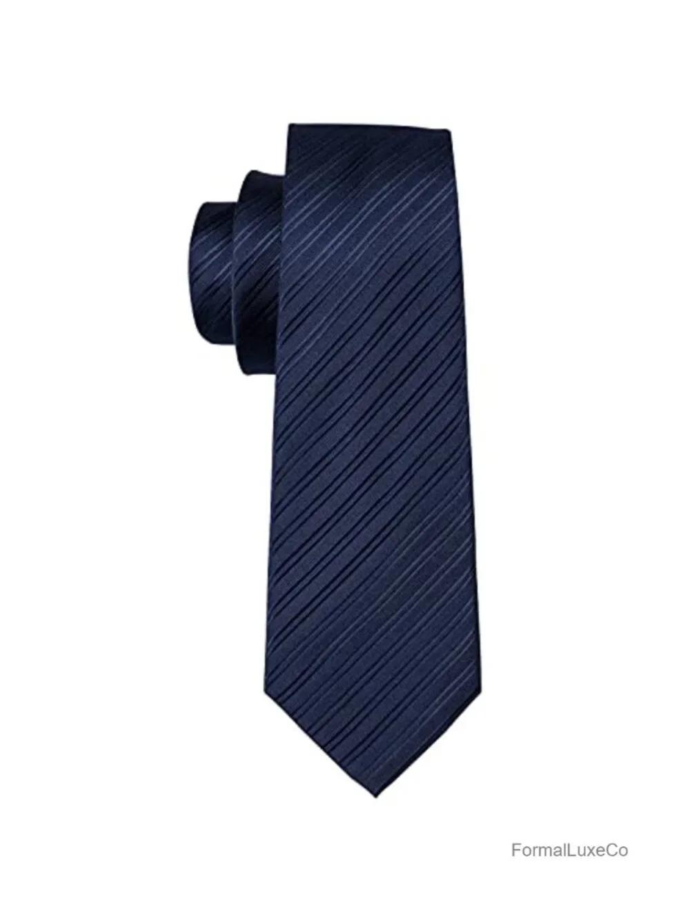 Silk Polyester Necktie Set with Pocket Square & Cufflinks